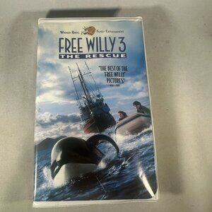 Free Willy 3 The Rescue 1997 VHS Family Movie Jason James Richter
